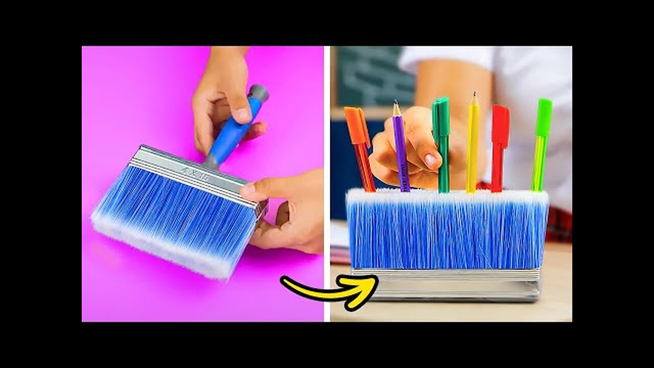 Back to School 🎒 Brilliant School Hacks & Crafts ✨