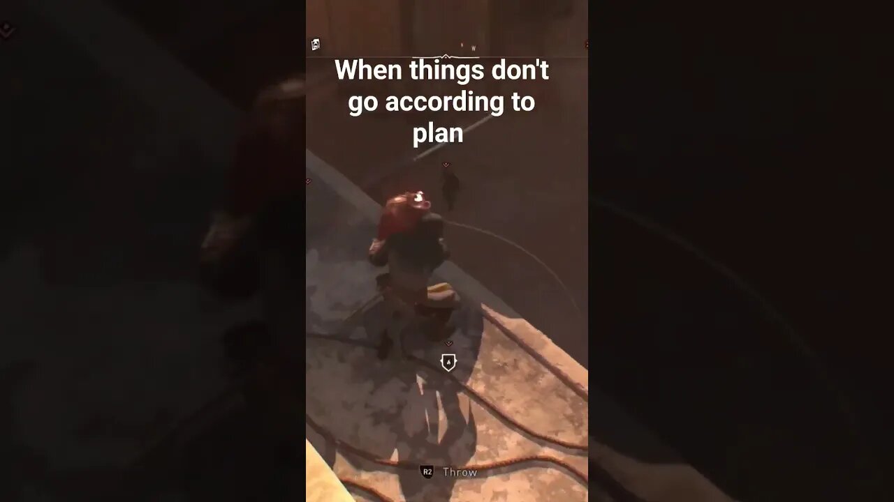 when something doesn't go how you planed #assassinscreed #fail #funnymoment