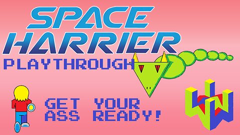 Space Harrier Arcade Playthrough