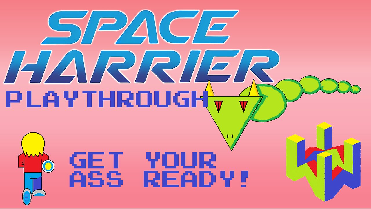 Space Harrier Arcade Playthrough