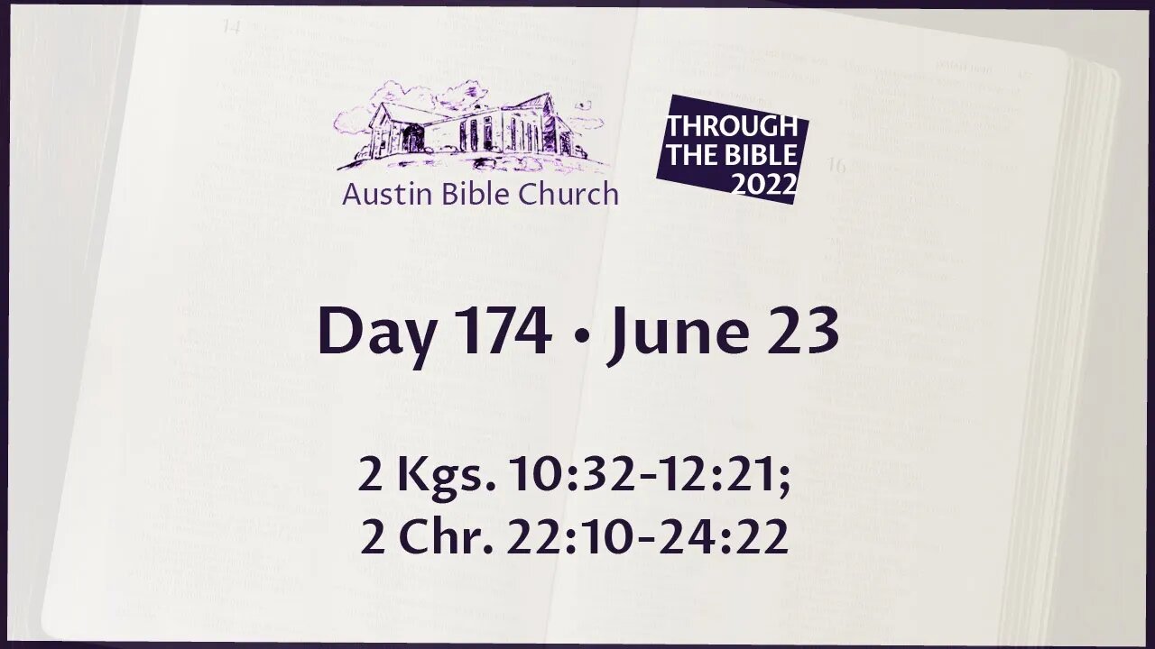 Through the Bible 2022 (Day 174)