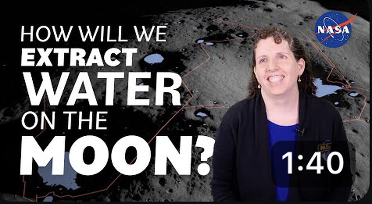 HOW WILL WE EXTRACT WATER ON THE MOON ??