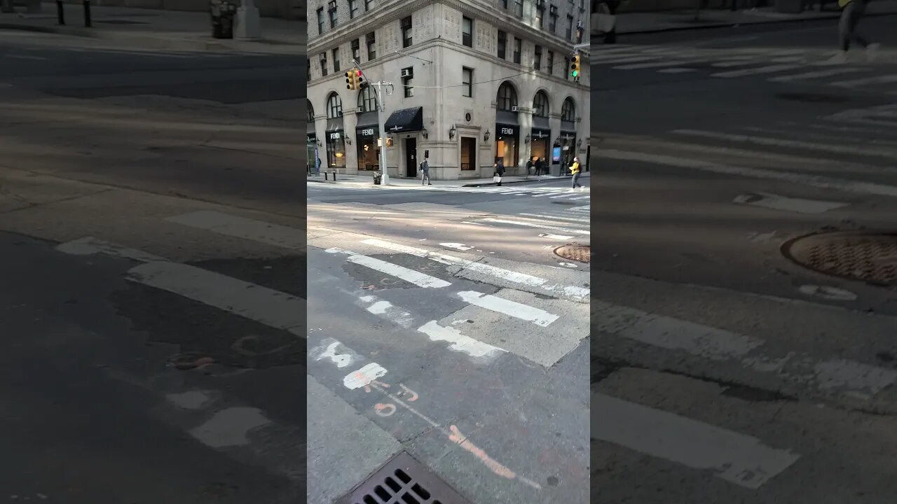 Madison Avenue and East 32nd Street in New York City 2021.