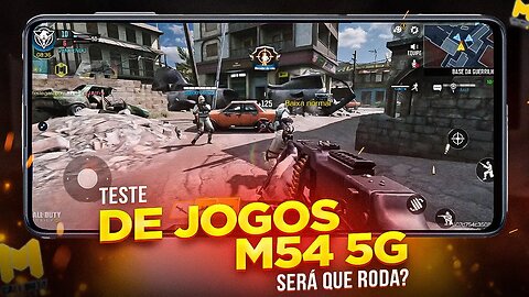 GALAXY M54 5G - Teste de JOGOS! COD Mobile, será que roda liso?