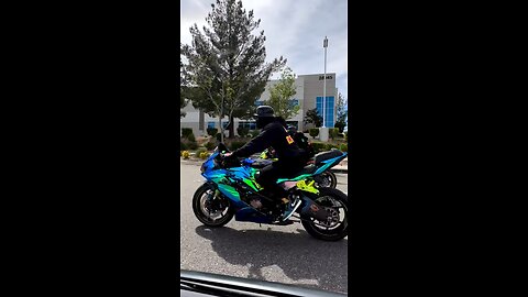 Perfect timing wheelie