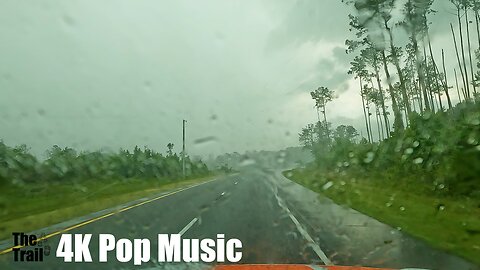 4K Pop Music - Yellow Sun | Florida | Drive East I-10 Mile 163 FL | 20230522