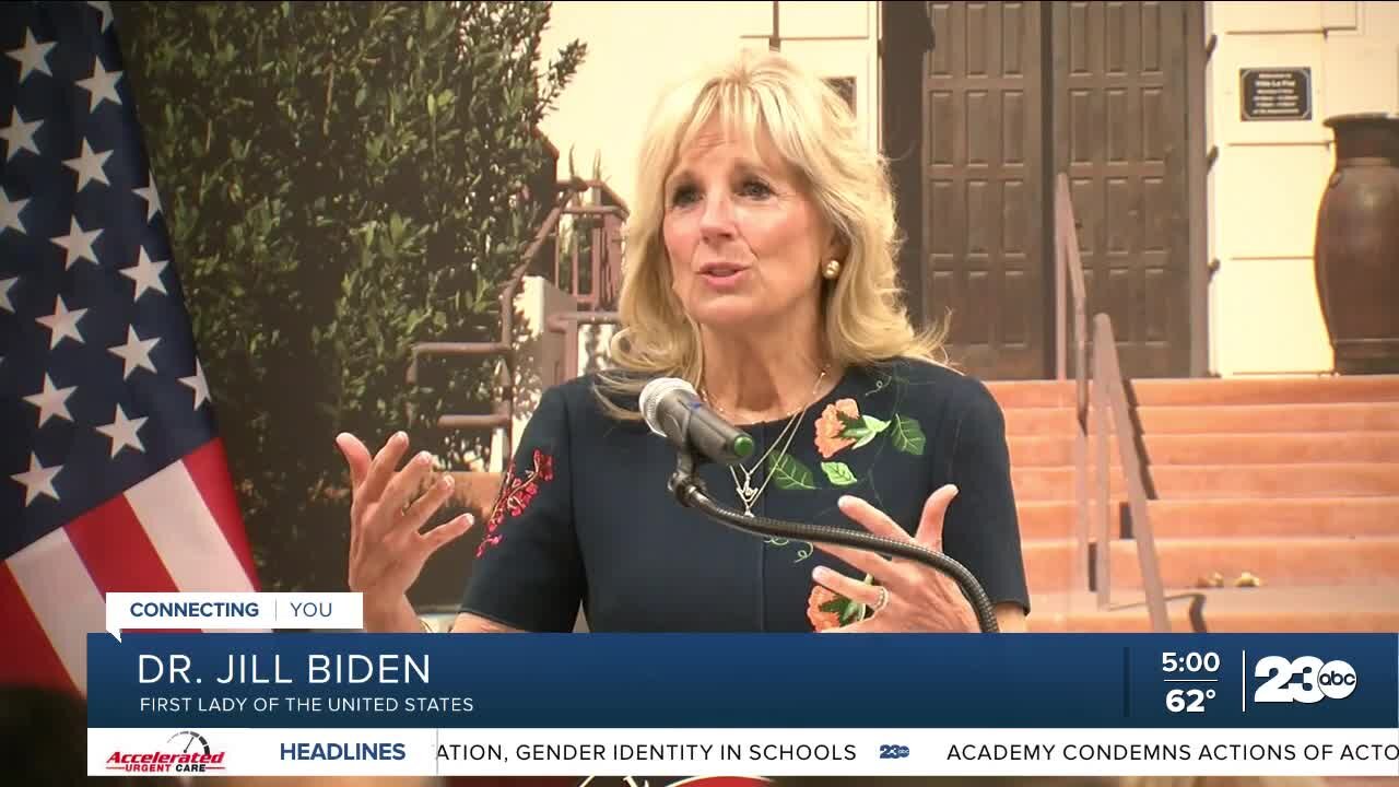 23ABC In-Depth: First Lady Dr. Jill Biden visits Keene, Calif.