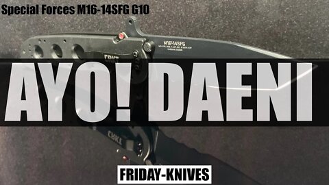 CRKT M16 14SFG Special Forces | AYO! Daeni