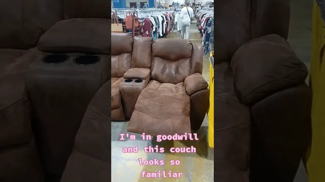 So this couch in goodwill I feel like I seen it somewhere before