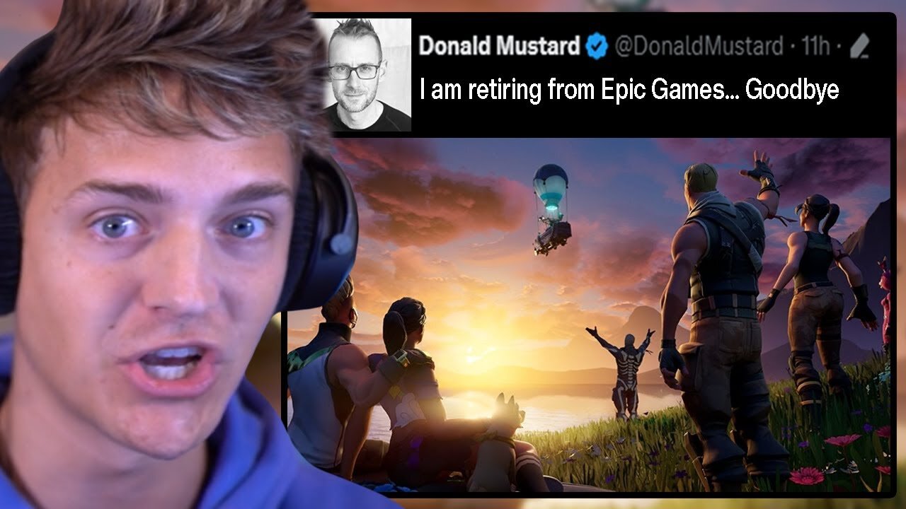 Ninja Reacts To Donald Mustard Leaving Epic Games & Fortnite