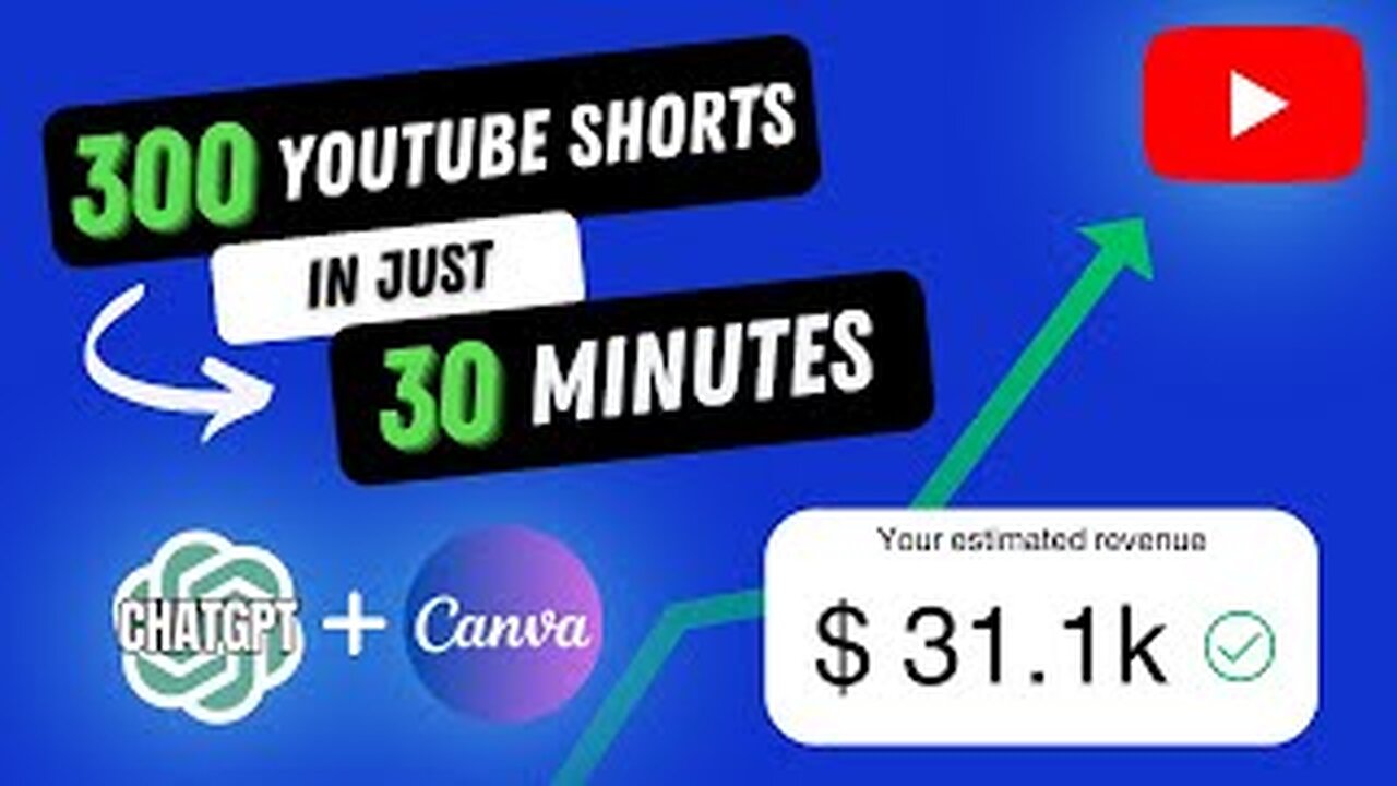 How I Made 300 YouTube Shorts in Just 30 MINUTES for a Faceless