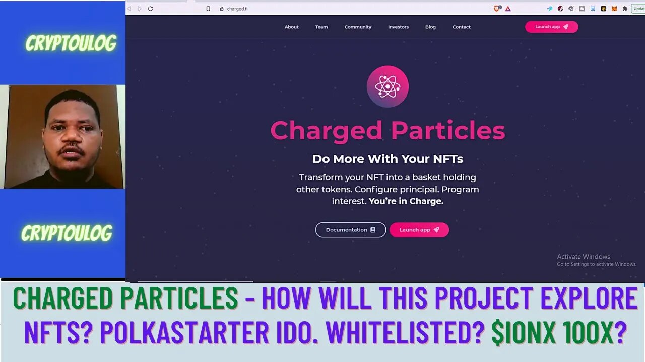 Charged Particles - How Will This Project Explore NFTS? Polkastarter IDO. Whitelisted? $IONX 100X?