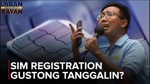 Raoul Manuel, gustong tanggalin ang SIM registration?