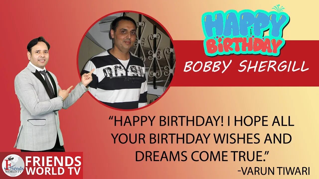 Warmest wishes for a very happy birthday, Bobby Shergill Ji