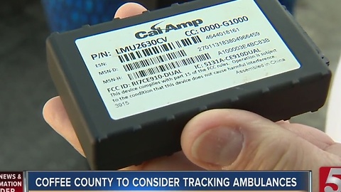 Coffee Co. Considers adding GPS Tracking Devices To Ambulances