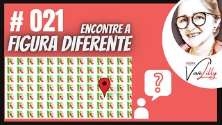 ENCONTRE A FIGURA DIFERENTE | # 021| FIND THE DIFFERENT FIGURE