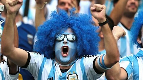 Argentina fans world cup