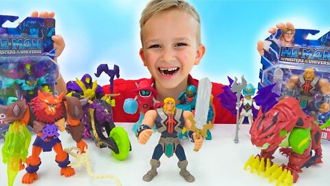 kids and Niki HeMan Toys adventures