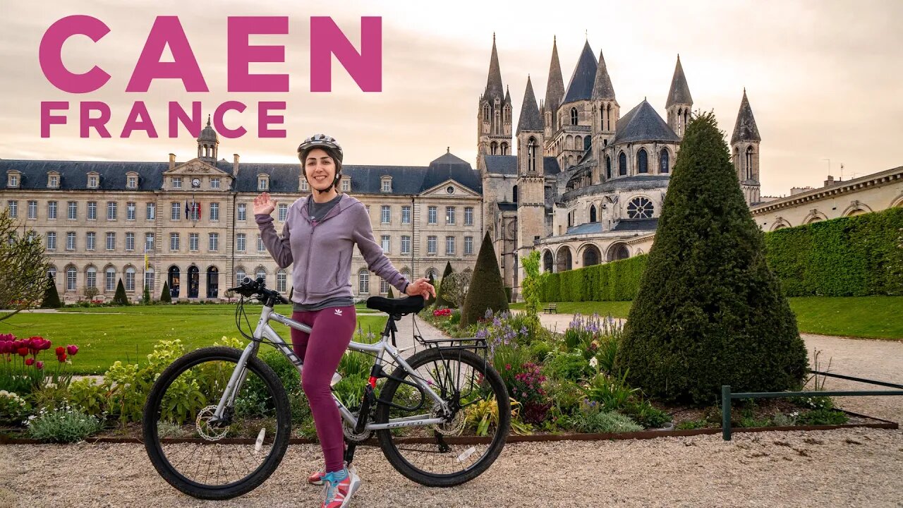 Cycling to Caen: A Beautiful Town in France | Normandy Bike Tour