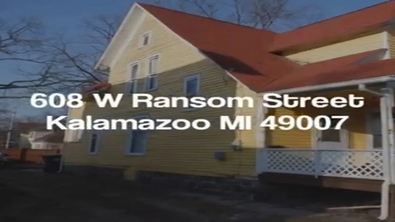 608 W Ransom St Kalamazoo MI 49007 3 bed Home for Sale $59,900 Affordable housing by Richard Stewart