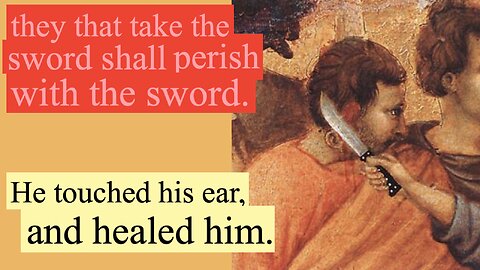 639. Allow This Evil to Fulfill Scripture. Matthew 26:52-54, Luke 22:51, John 18:11