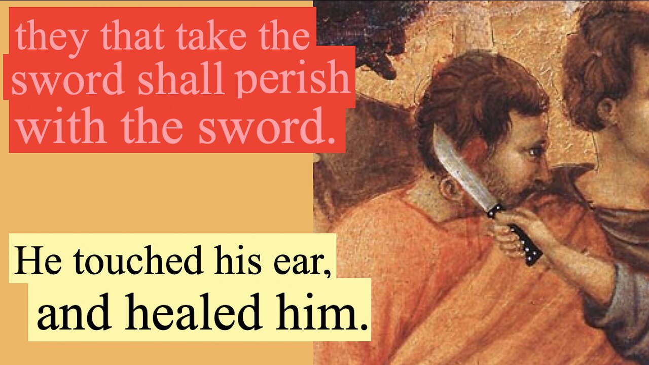 639. Allow This Evil to Fulfill Scripture. Matthew 26:52-54, Luke 22:51, John 18:11