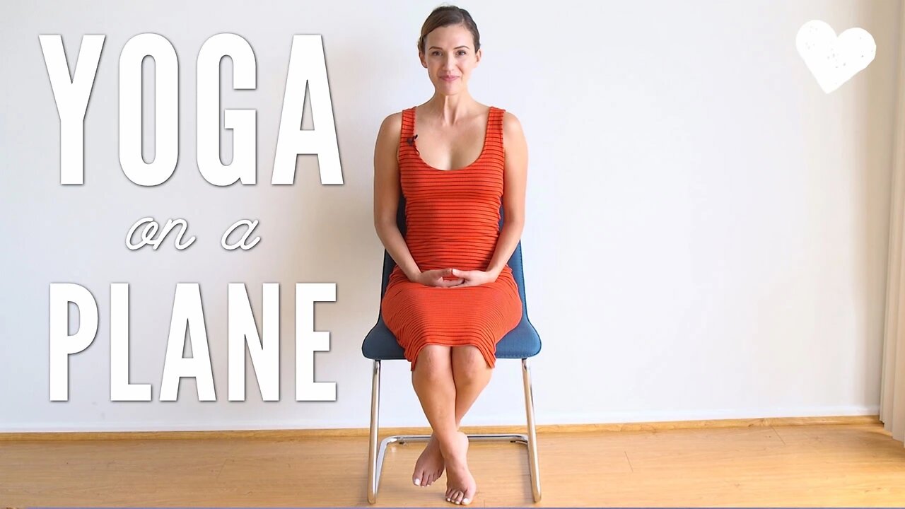 Yoga on an Airplane | Travel Yoga | Yoga with Adriene