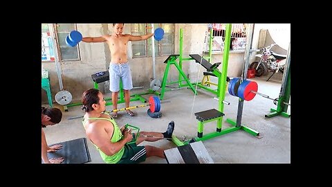 Homemade Equipments Gym