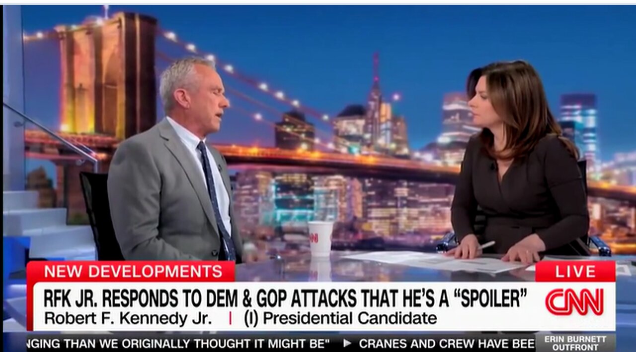 RFK tells CNN that Joe Biden is greater threat to democracy than Trump