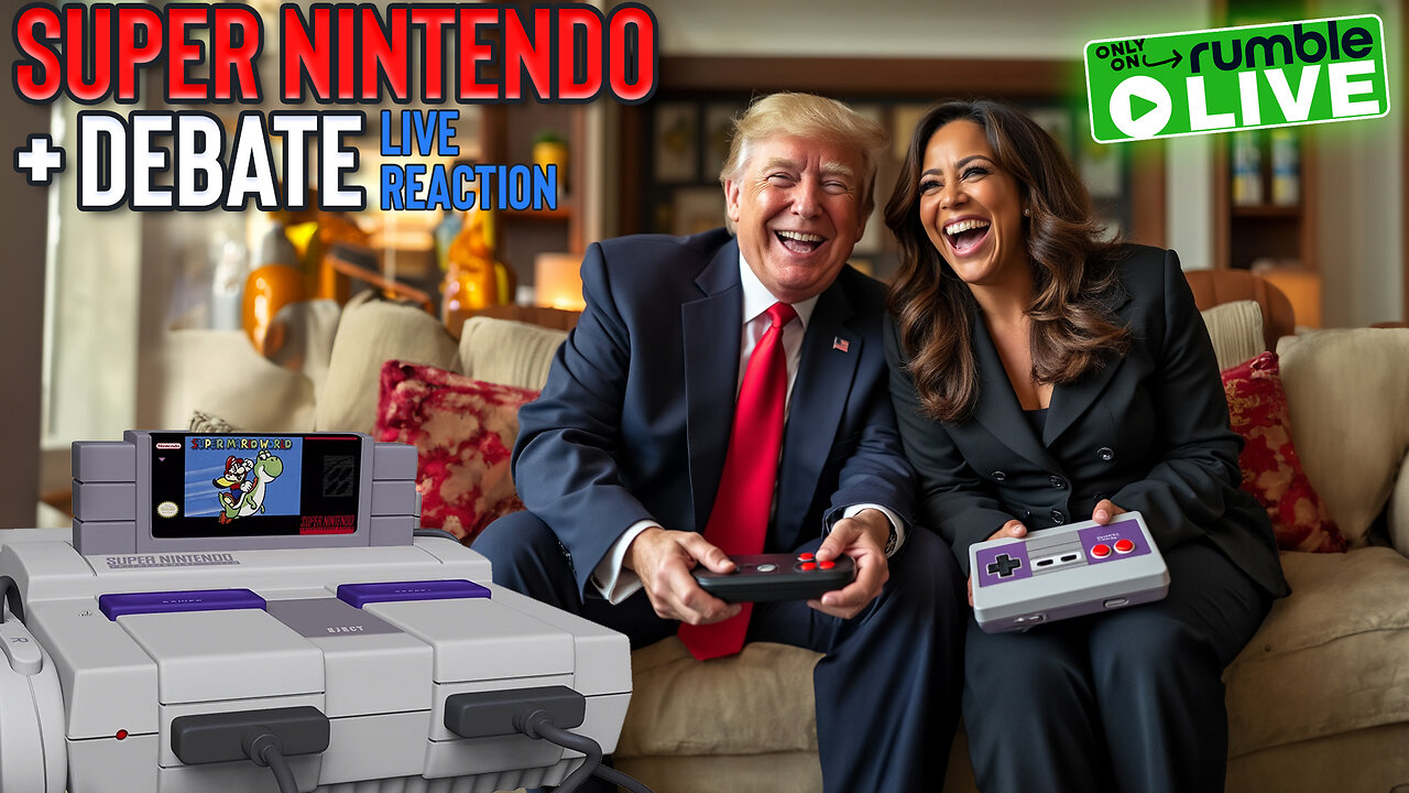 Presidential Debate 2024 + SNES Games | ULTRA BEST AT GAMES (Original Live Version)