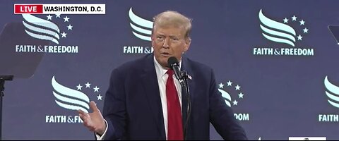 President Donald Trump Keynotes Faith & Freedom Coalition's "Road to Majority" in Wash DC on 6/22/24