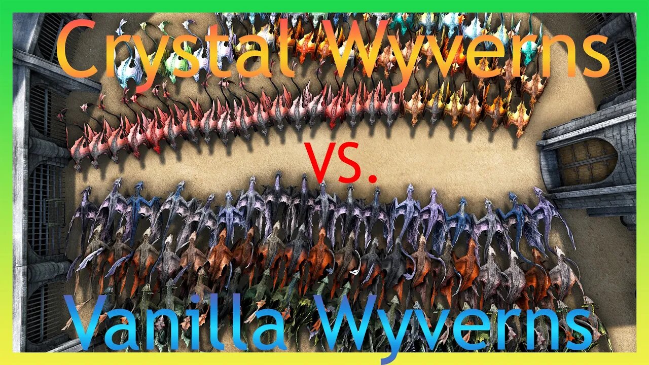 Ark Crystal Wyverns vs Vanilla Wyverns