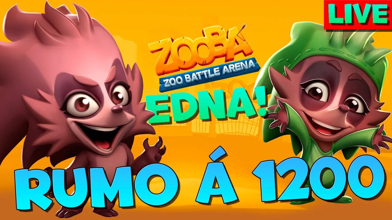 É DIA DE APRENDER A JOGAR DE EDNA! ZOOBA: Jogo de Batalha Animal Live #45