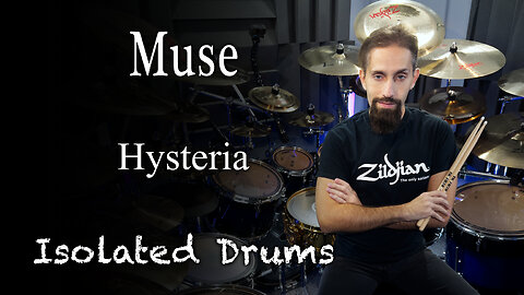 Muse - Hysteria | Isolated Drums | Panos Geo