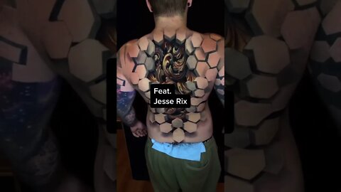 Full Back Tattoo Masterpiece #shorts #tattoo #inked