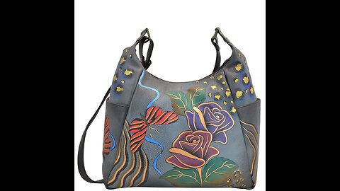 Lavender Embroidered Peace and Sunrise Crossbody Purse Boho Handbag