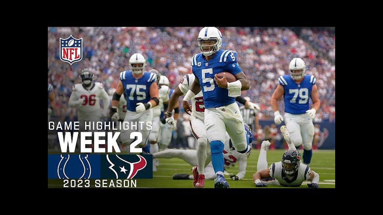 Indianapolis Colts vs. Houston Texans Game Highlights | NFL 2023 Week 2