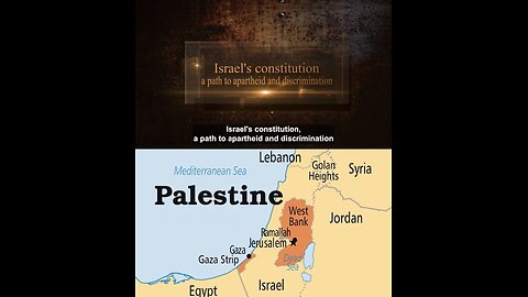 💢🎥Watch Israel's Apartheid Constitution