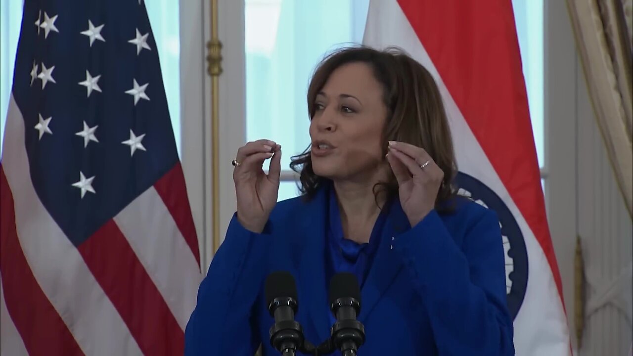 Kamala Harris really likes talking about the COMMUNITY banks (Unburdened - with Joe Biden)