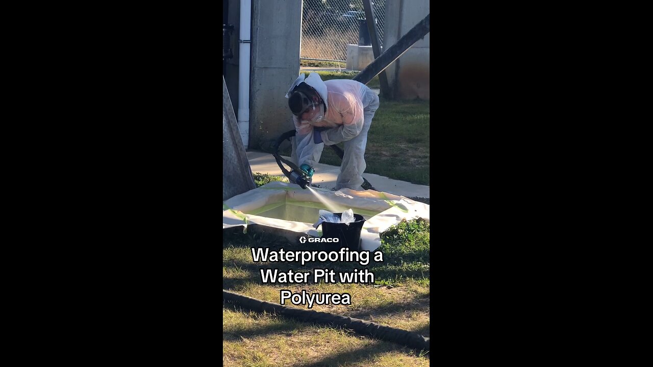 Waterproofing a Pit with Polyurea