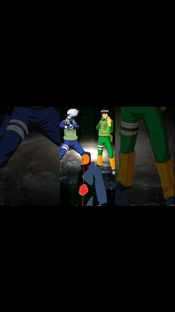 WHO IS STRONGEST?? - KAKASHI, OBITO, GUY.#shorts