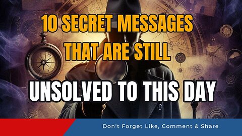 10 Secret Messages That Are Still Unsolved To This Day