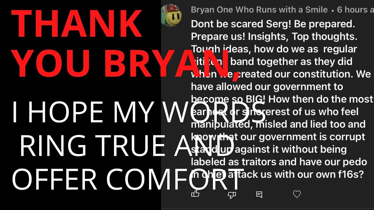 Thank You, BRYAN