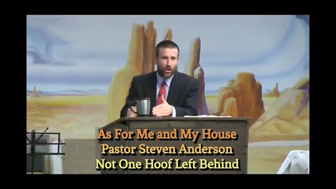 As For Me and My House | Pastor Anderson | Sermon Clip