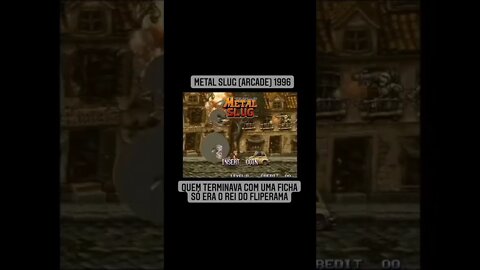 METAL SLUG (ARCADE) 1996 #snk #metalslug #shooter #shootergames