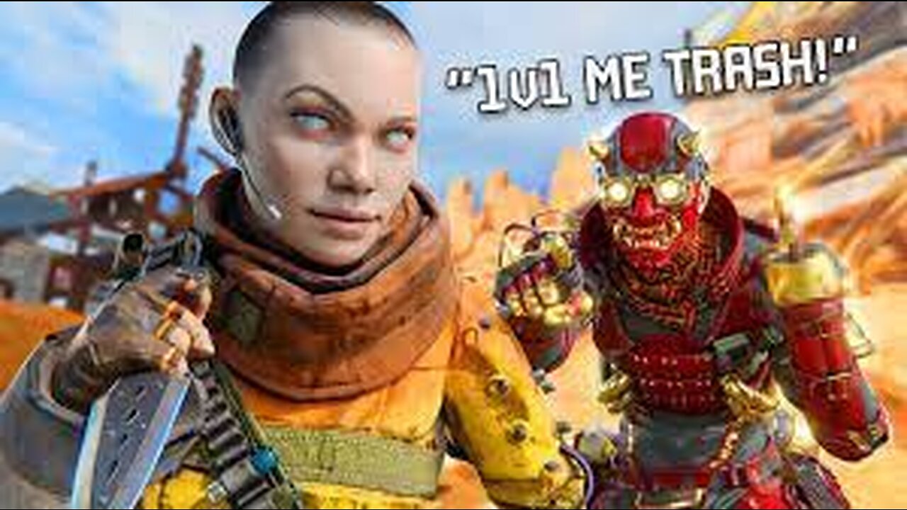 1V1ING A HATER ON APEX LEGEND