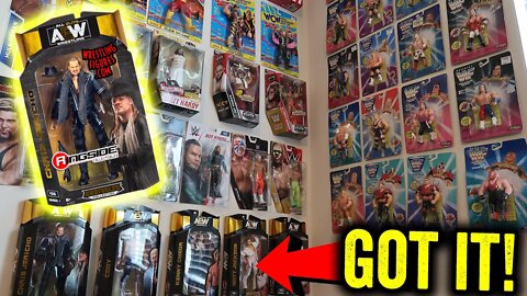 I FOUND the AEW WRESTLING FIGURES at WALMART!! Action Figure Collection!!