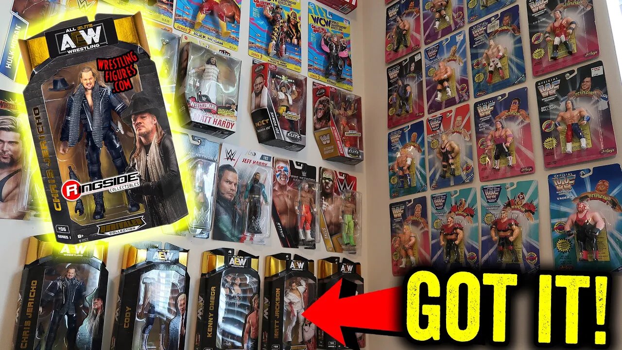 I FOUND the AEW WRESTLING FIGURES at WALMART!! Action Figure Collection!!