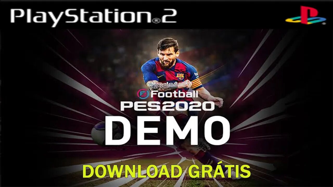 PES 2020 + Download no ps2 (playstation 2)