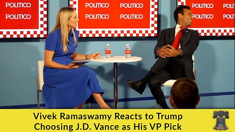 Vivek Ramaswamy Reacts to Trump Choosing J.D. Vance as His VP Pick